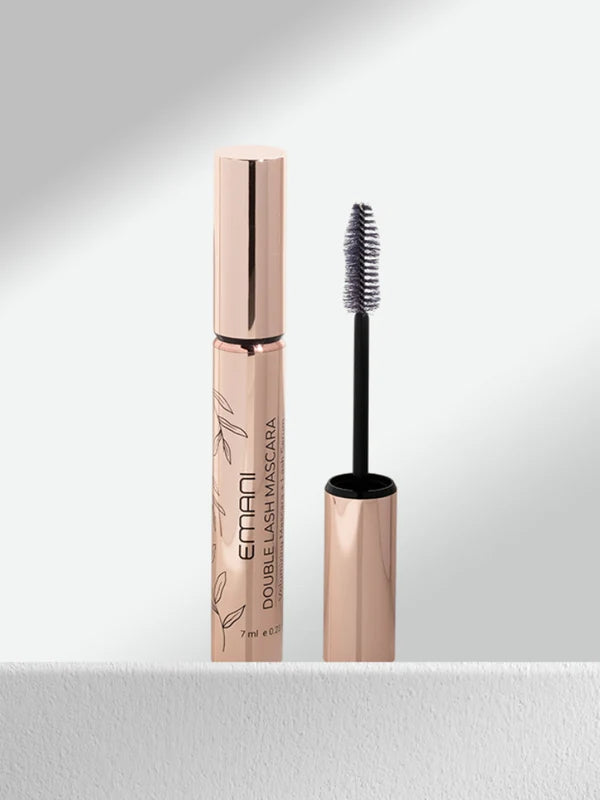 EMANI blakstienų tušas/serumas "Double Lash Mascara", 7 ml