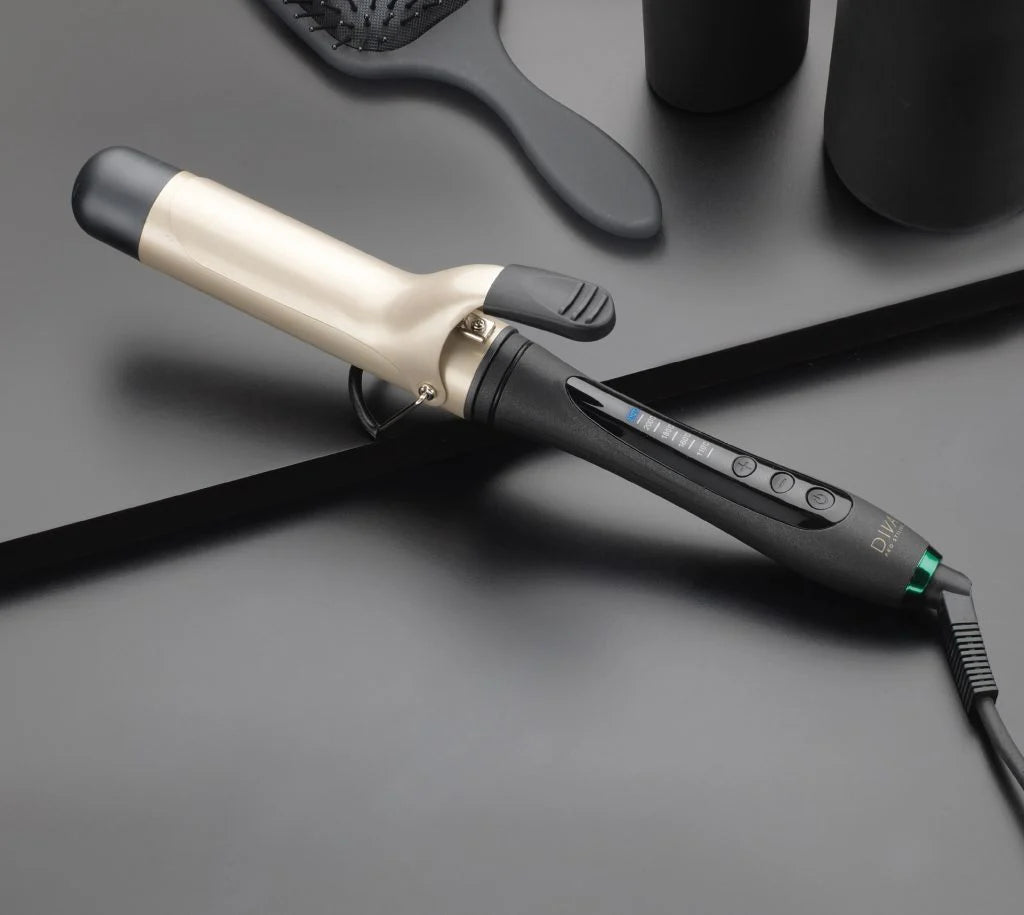 DIVA PRO STYLING plaukų garbanojimo žnyplės "Digital Tongs"
