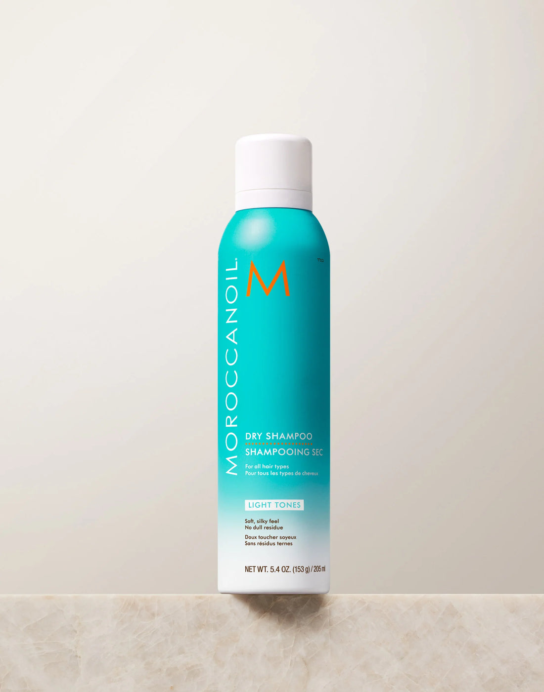 MOROCCANOIL sausas plaukų šampūnas šviesiems atspalviams „Dry Shampoo Light Tones“, 217 ml