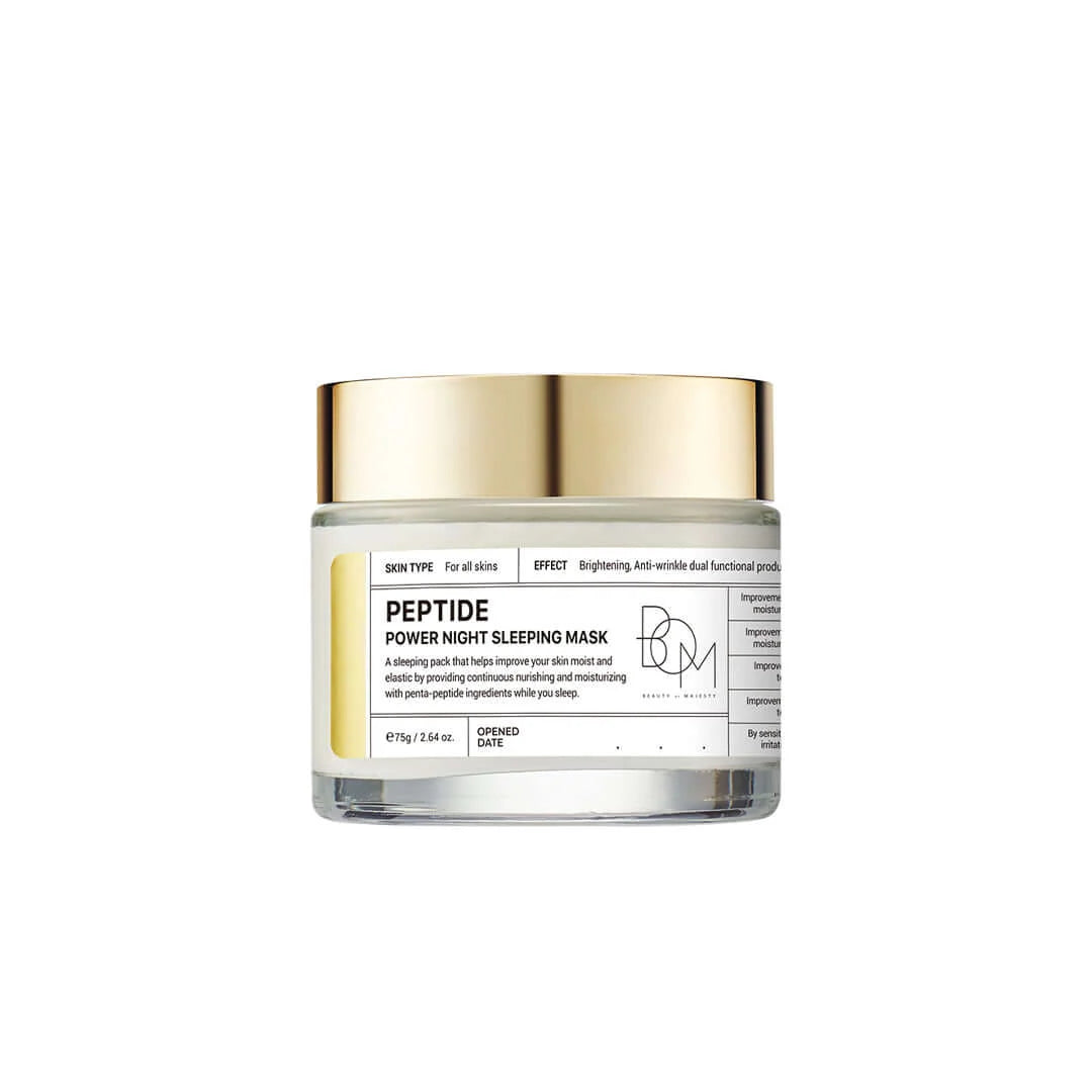 BOM Peptide Power night sleeping mask, 75 g