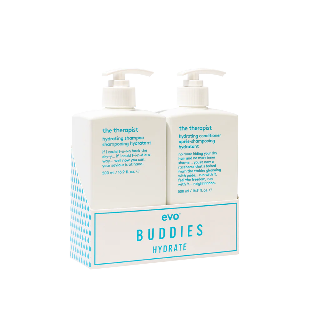 EVO "Buddies Hydrate" Hydrating Hair Duo, 2x500 ml