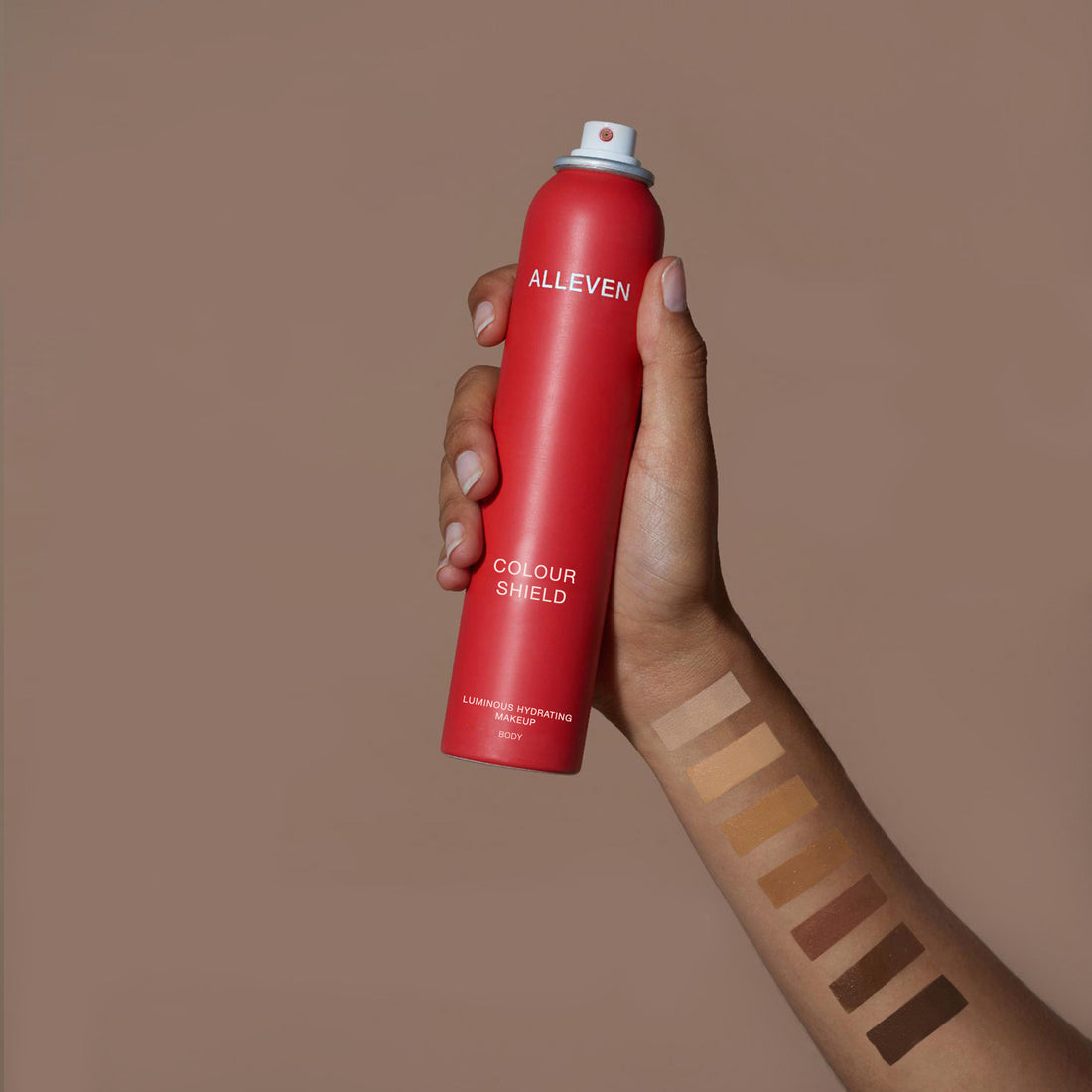 ALLEVEN Colour Shield Body Makeup Spray, 200 ml