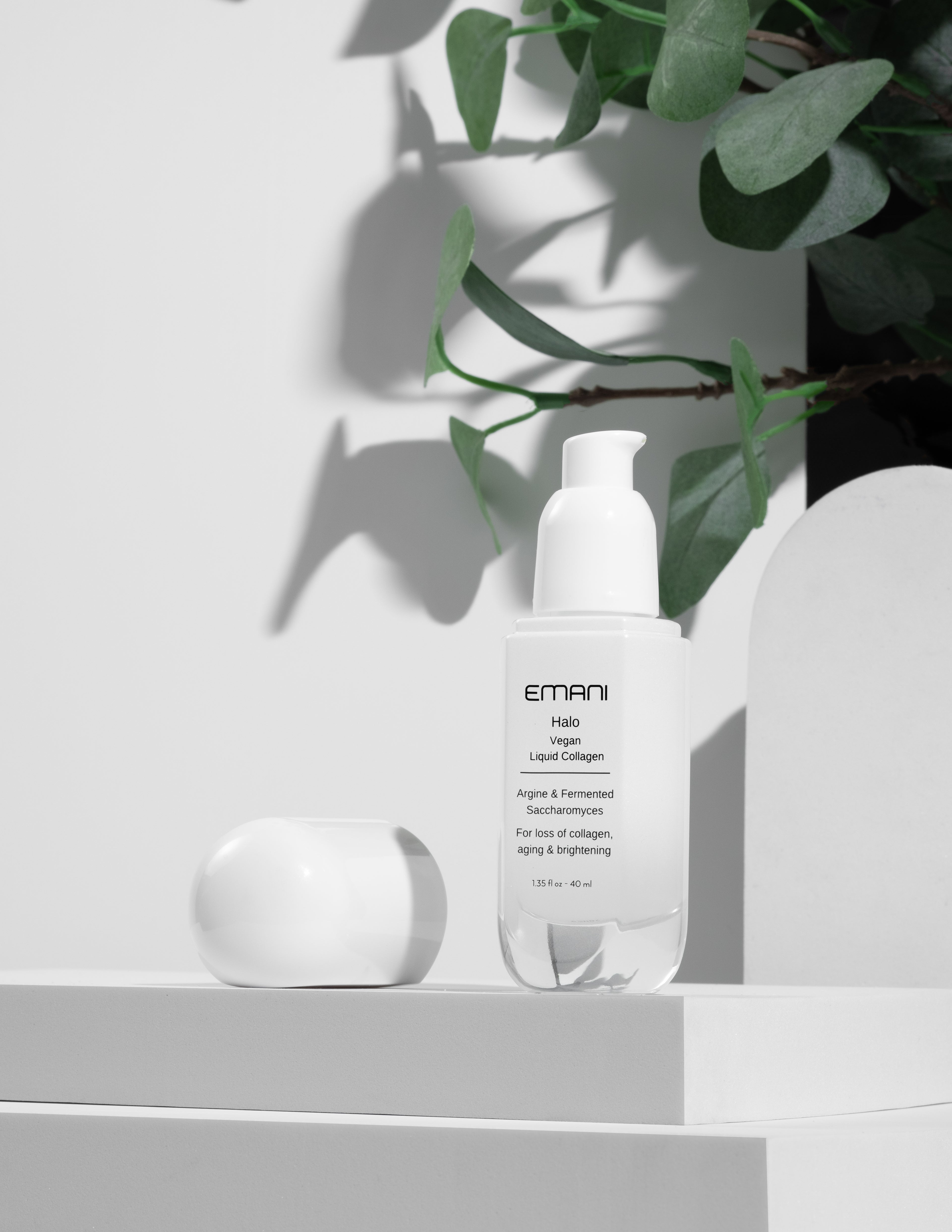 EMANI kolageno serumas "Halo Vegan Liquid Collagen", 35 ml