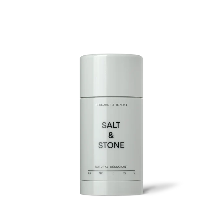 SALT & STONE natūralus dezodorantas "Bergamot & Hinoki", 75 g