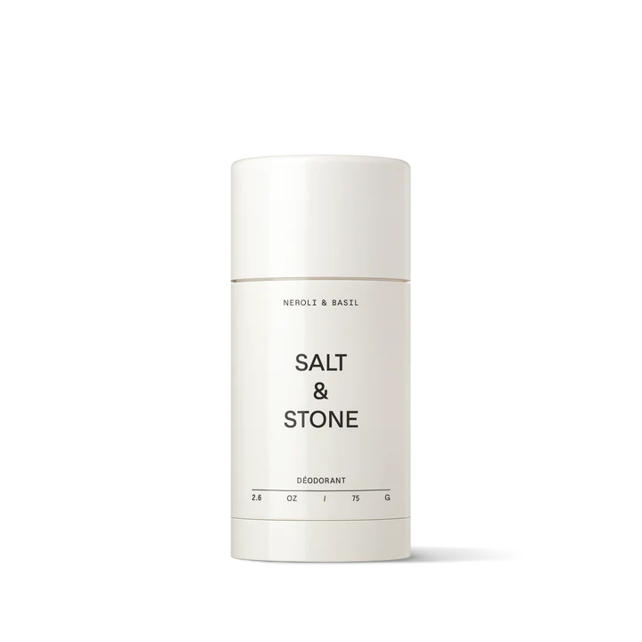 SALT & STONE natūralus dezodorantas "Neroli & Basil", 75 g
