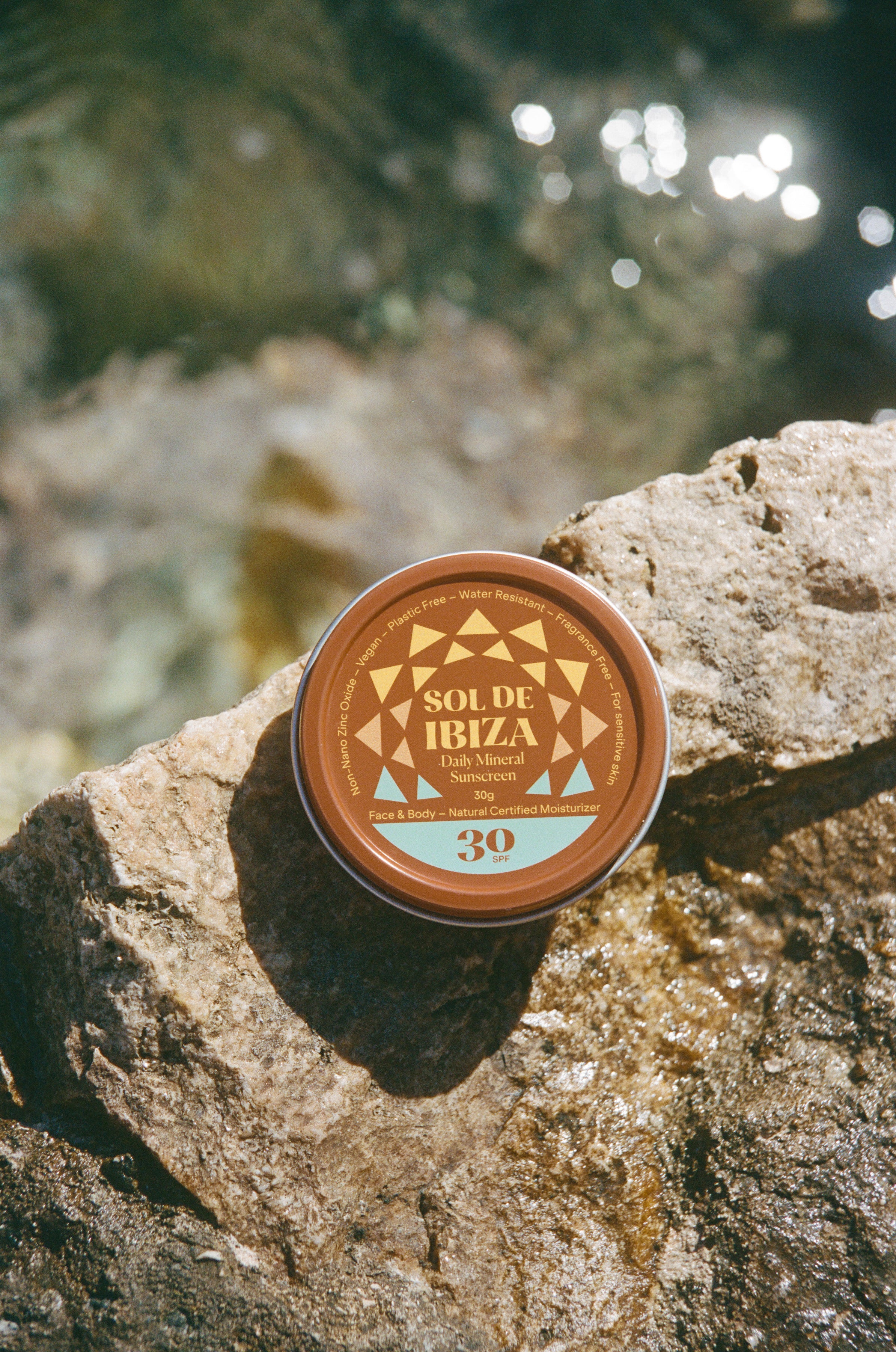 SOL DE IBIZA apsauginis kremas veidui ir kūnui nuo saulės su SPF 30, 30 g