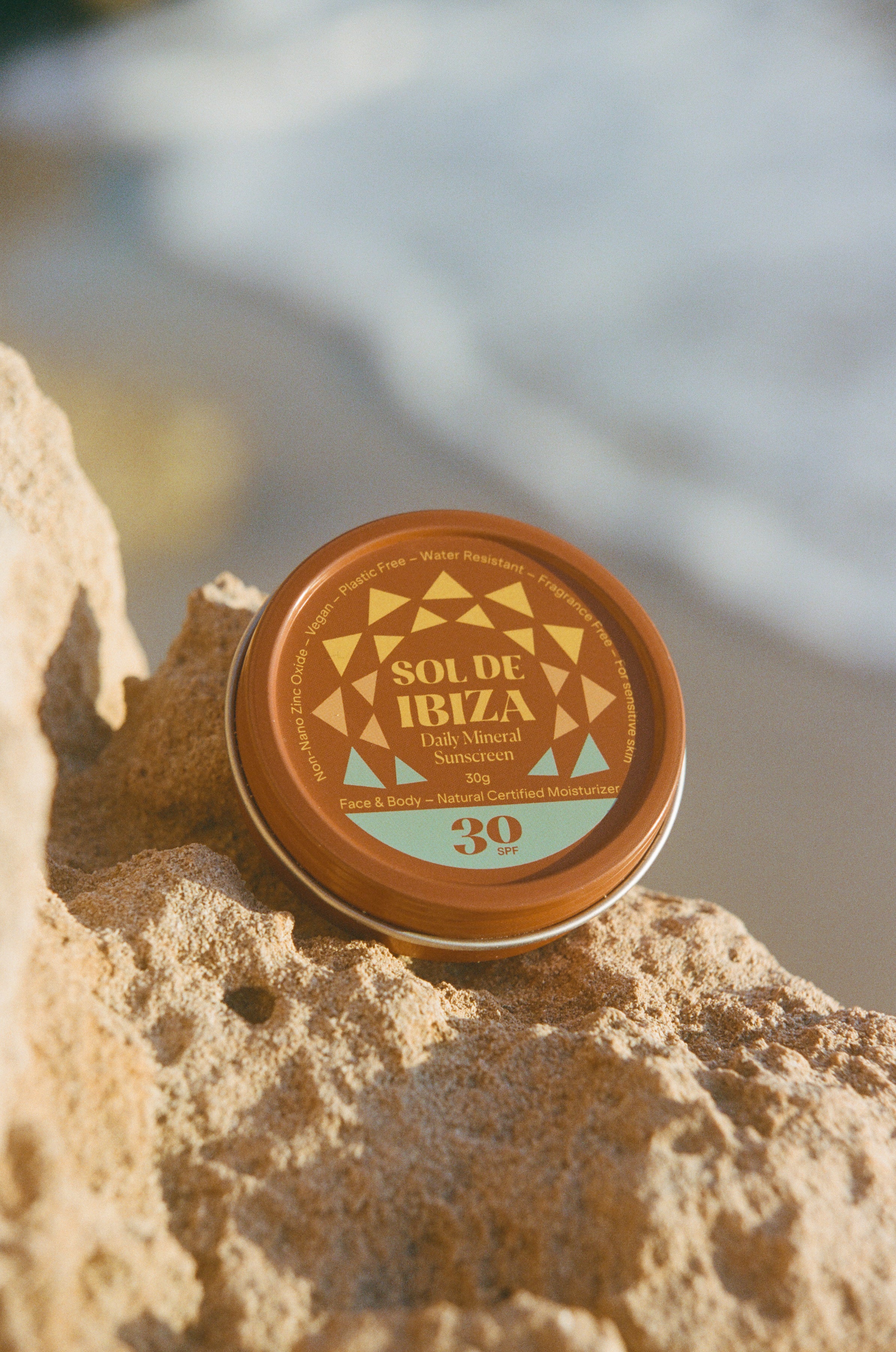 SOL DE IBIZA apsauginis kremas veidui ir kūnui nuo saulės su SPF 30, 30 g