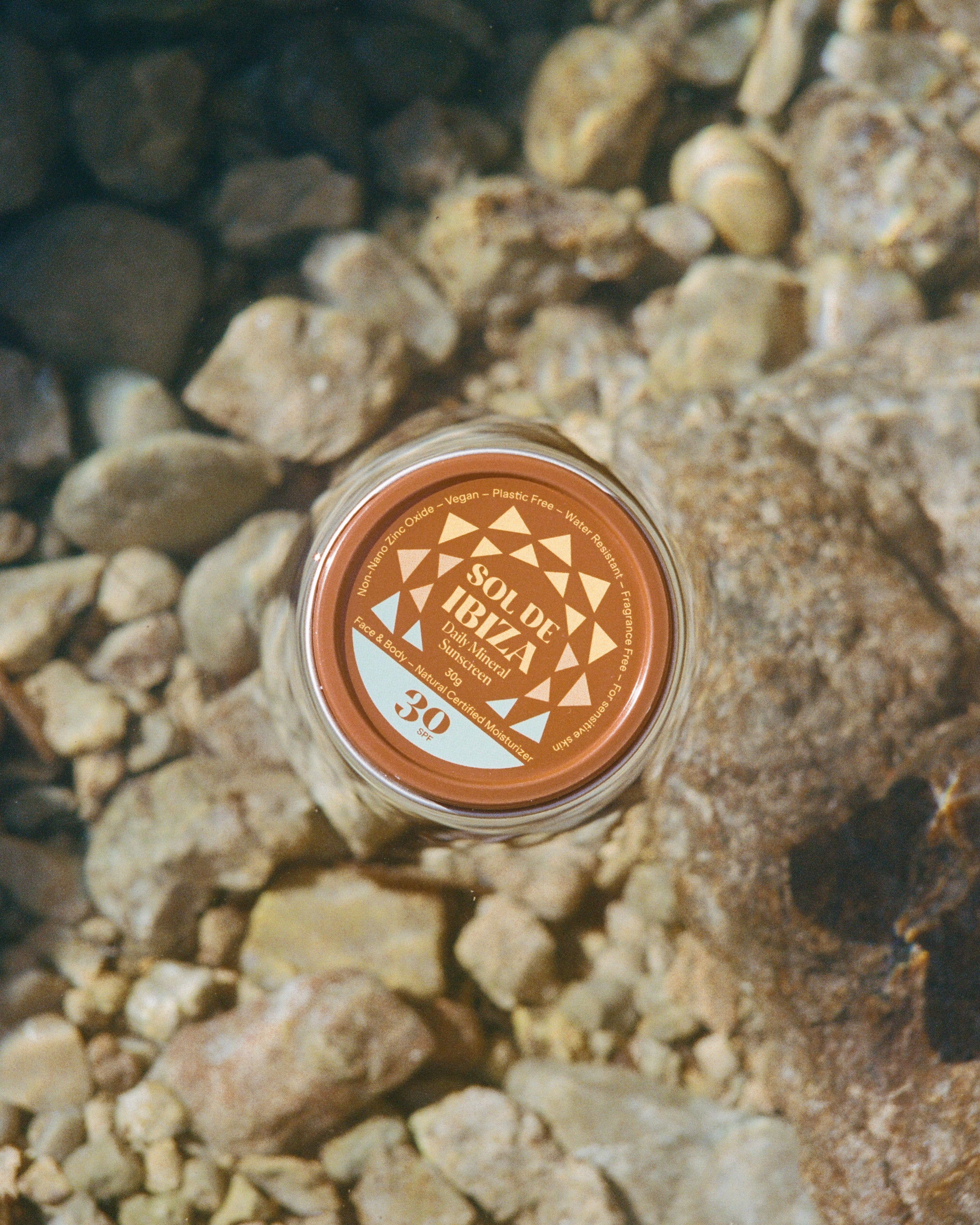 SOL DE IBIZA apsauginis kremas veidui ir kūnui nuo saulės su SPF 30, 30 g
