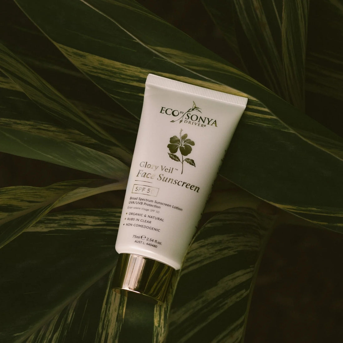 ECO BY SONYA veido kremas su apsauga nuo saulės "Glory Veil Face Sunscreen SPF 50", 75 ml