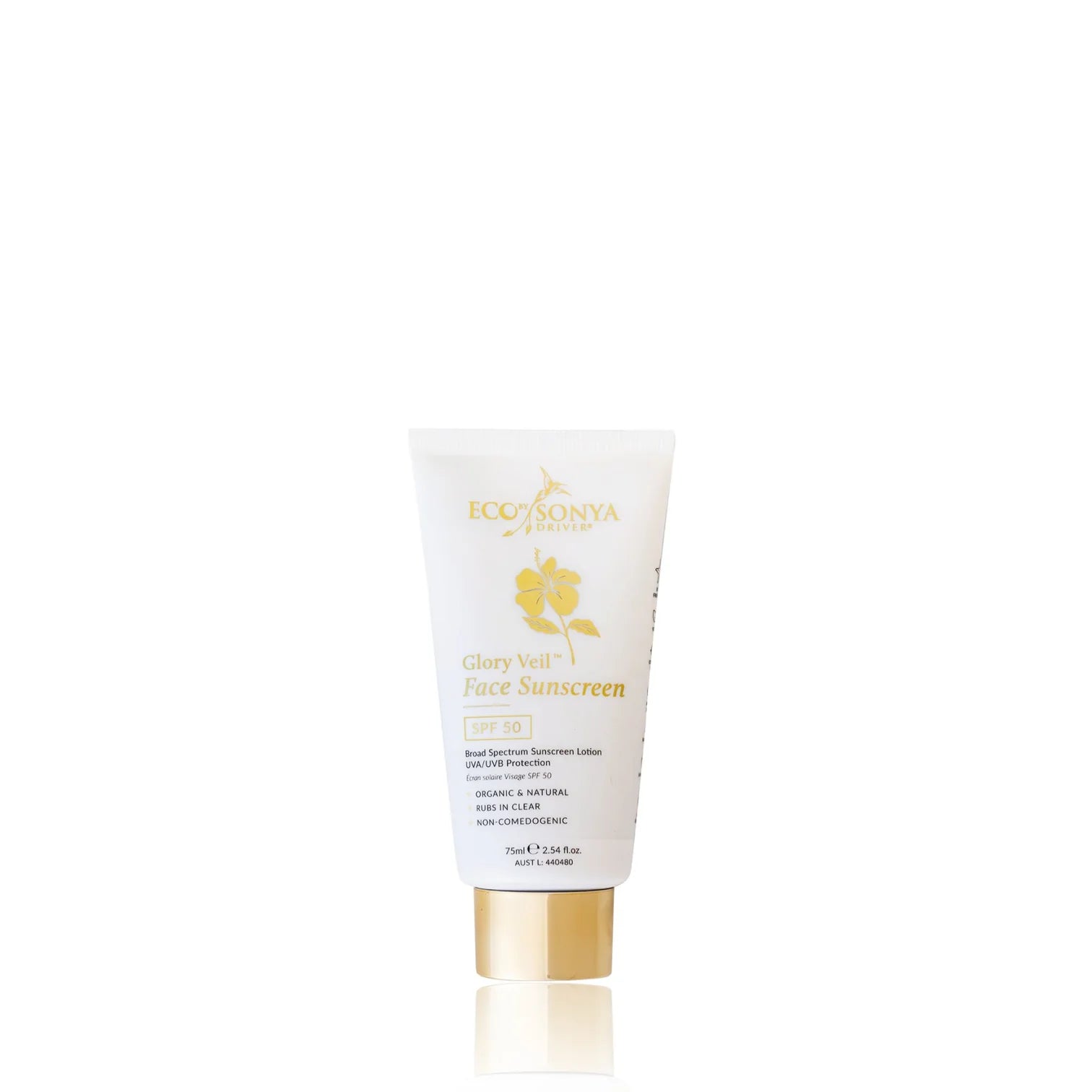 ECO BY SONYA face cream with sun protection "Glory Veil Face Sunscreen SPF 50", 75 ml