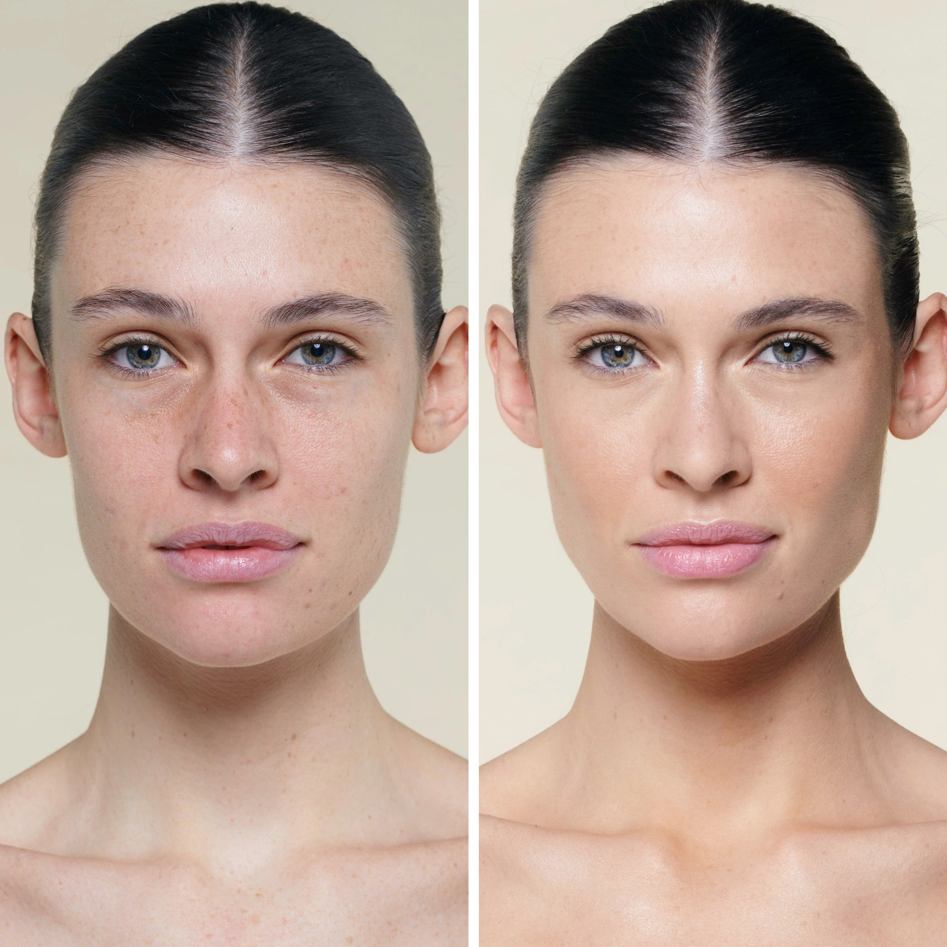 ALLEVEN makeup base set - Ivory (for tanned women)