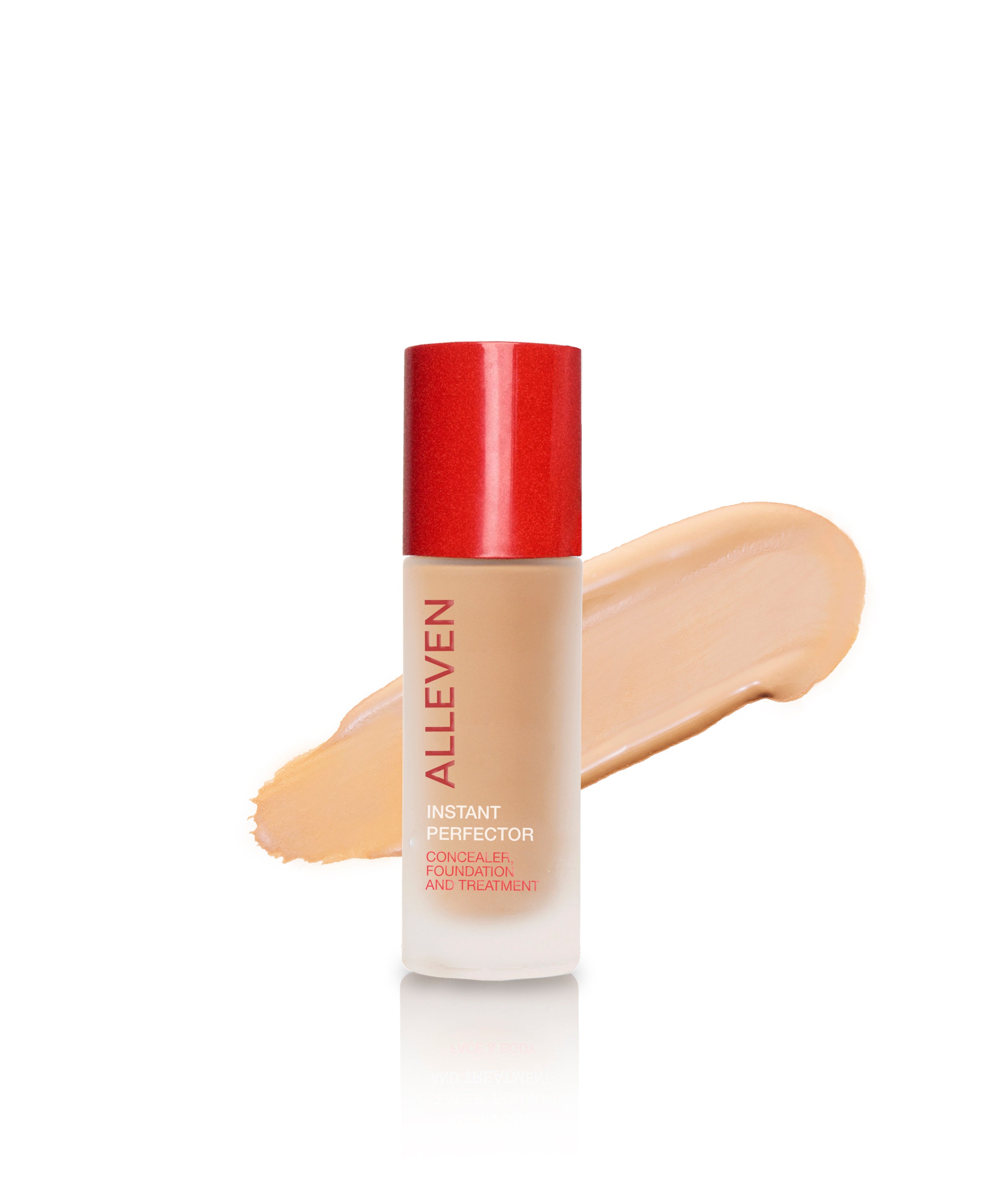 ALLEVEN liquid foundation and concealer in one "Instant Perfector", 20 ml