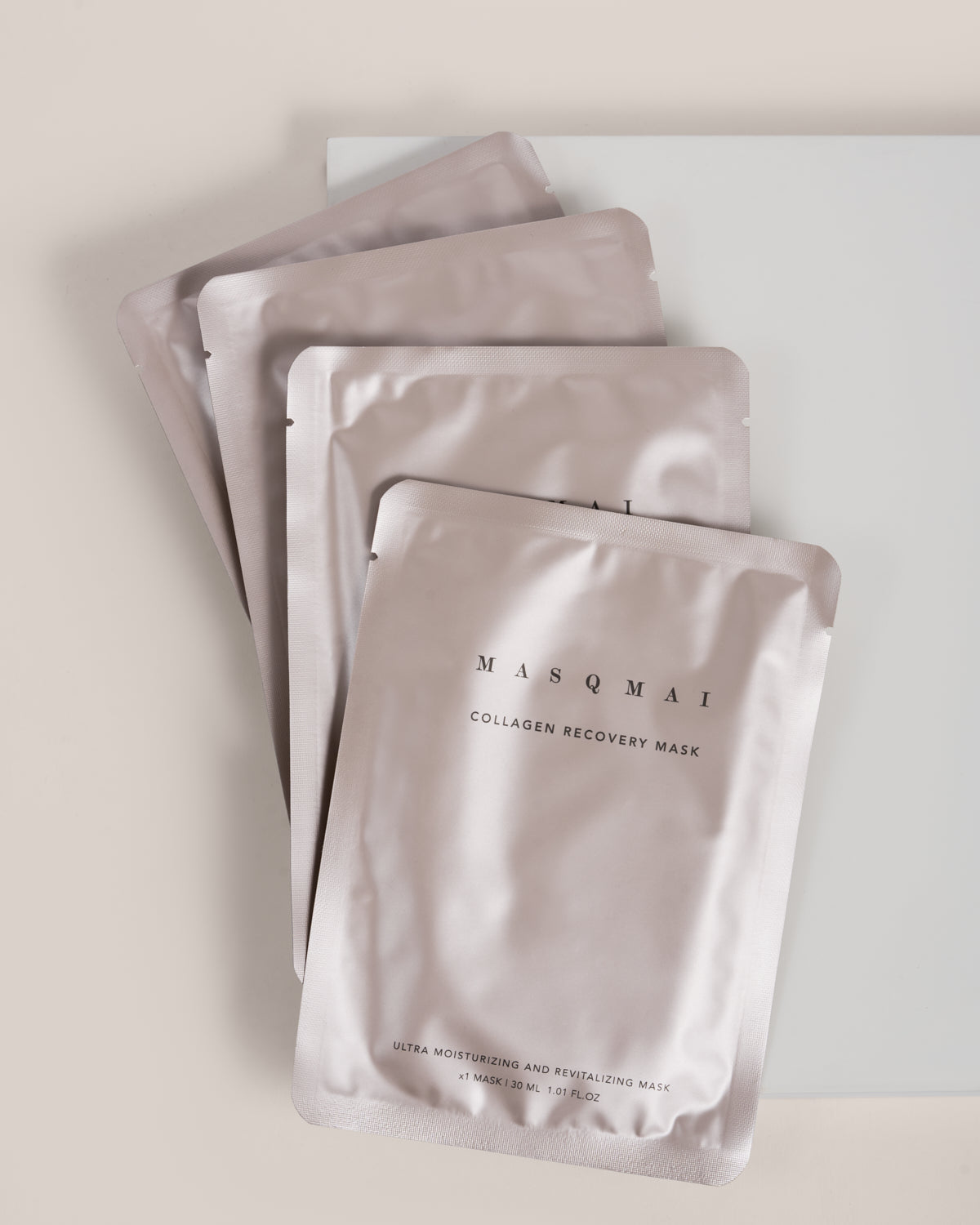 MASQMAI drėkinanti kaukė "Collagen Recovery Mask", 4 vnt.