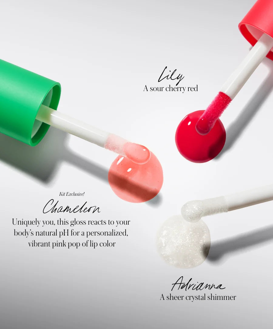 RMS lūpų aliejų rinkinys "The Mini Lip Oil Trio"