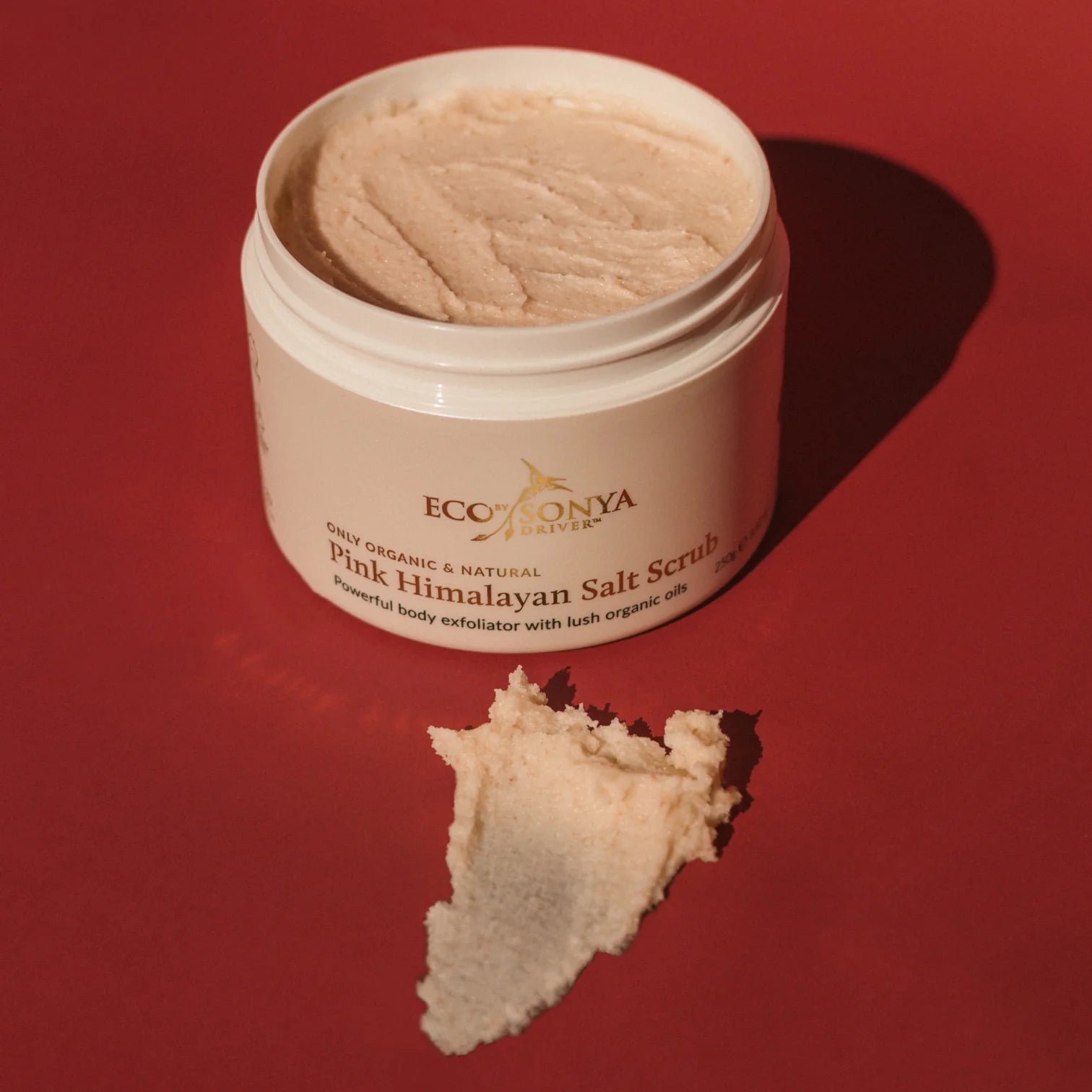 ECO by SONYA rožinės himalajų druskos kūno šveitiklis „Pink Himalayan Salt Scrub”, 250 g