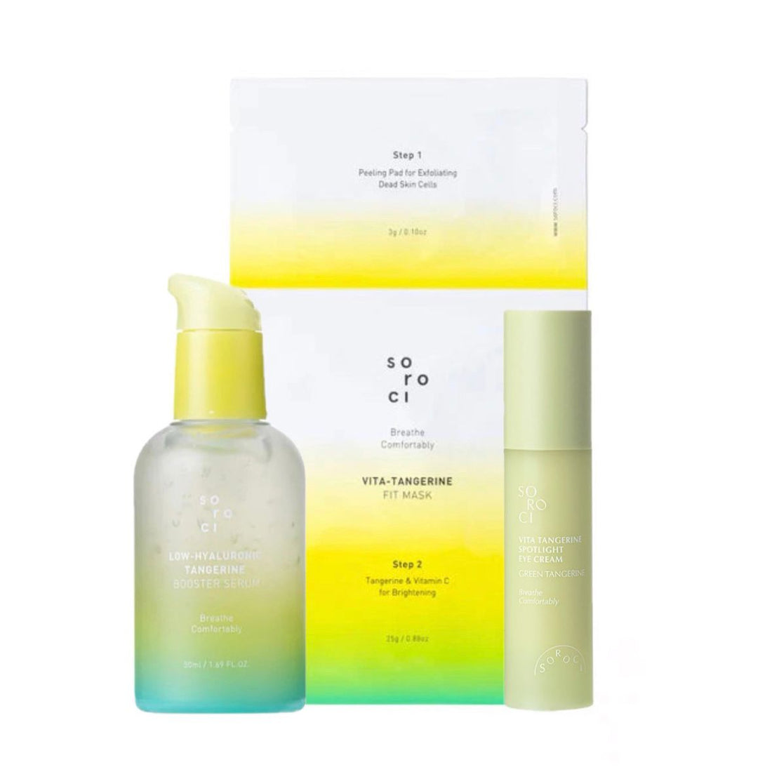 SOROCI set for skin moisture and purity with vitamin C