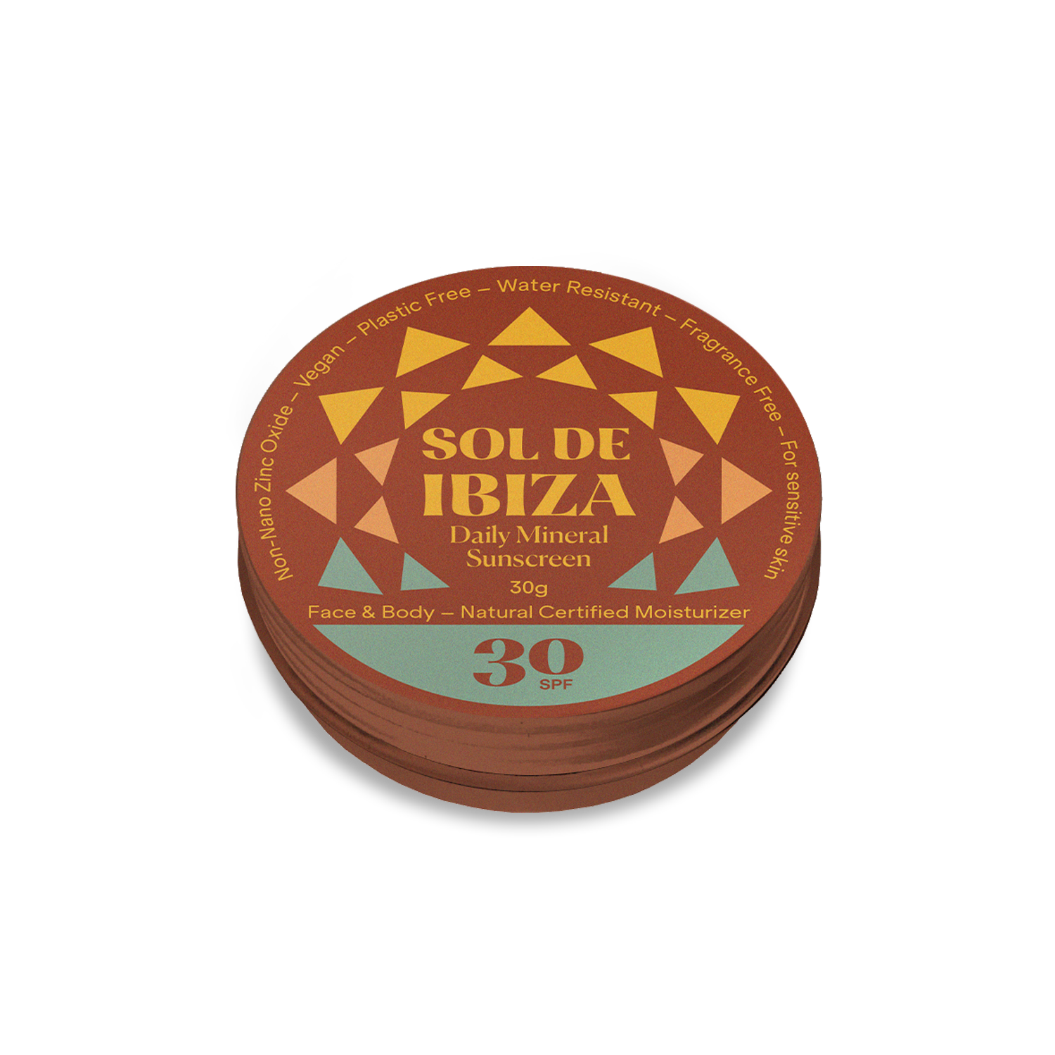 SOL DE IBIZA apsauginis kremas veidui ir kūnui nuo saulės su SPF 30, 30 g