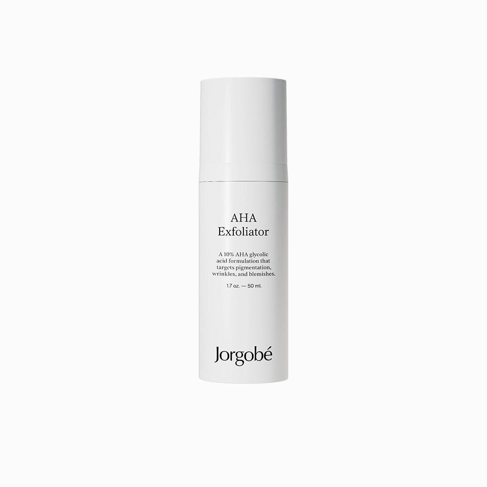JORGOBE šveičiamasis gelis su 10% glikolio rūgštimi "AHA Exfoliator", 50 ml