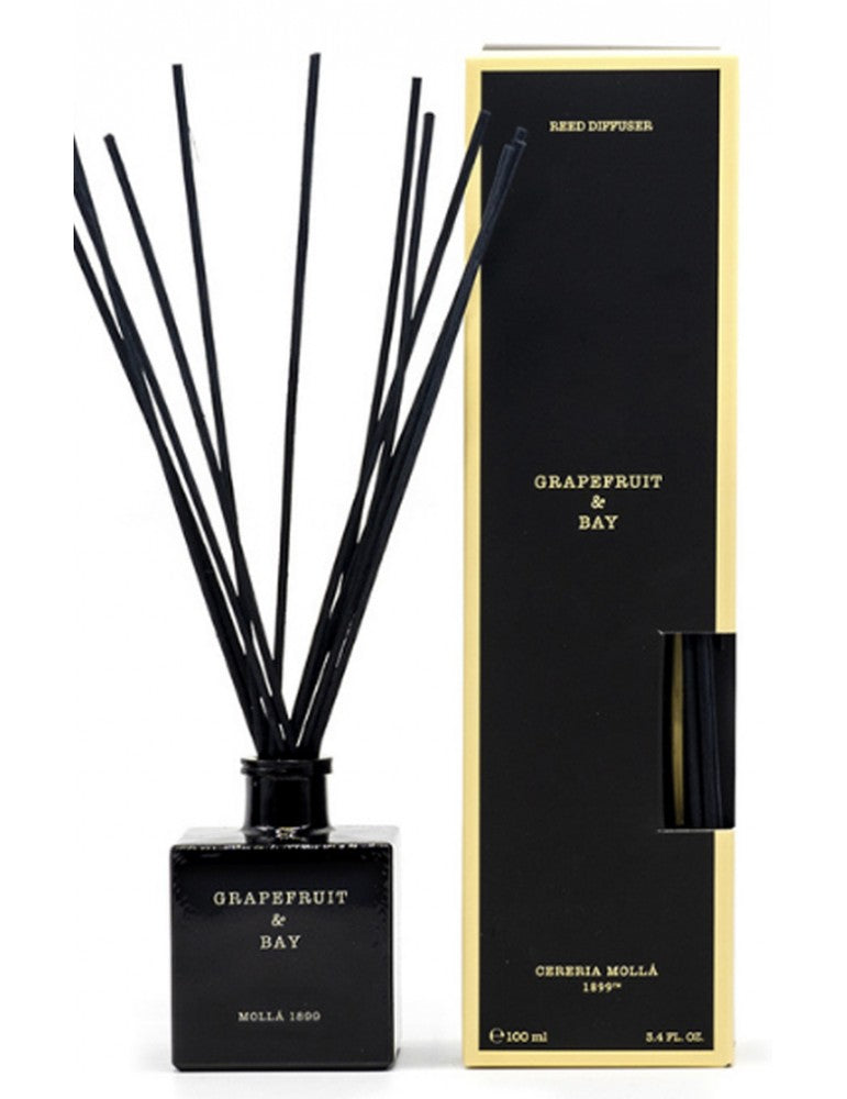 CERERIA MOLLA namų kvapas su lazdelėmis „Grapefruit & Bay“, 100 ml