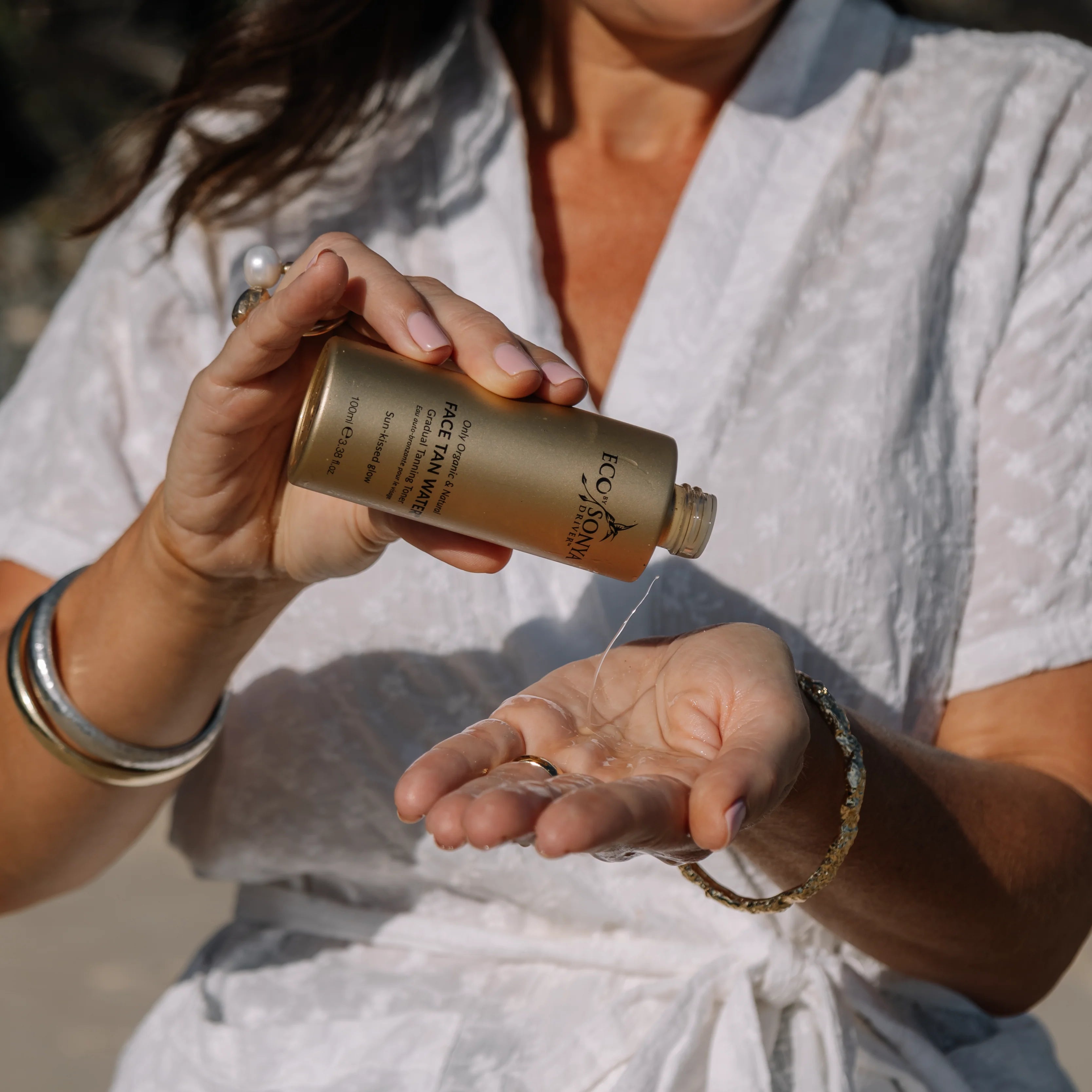 ECO by SONYA savaiminio įdegio vanduo veidui „Face Tan Water", 100 ml