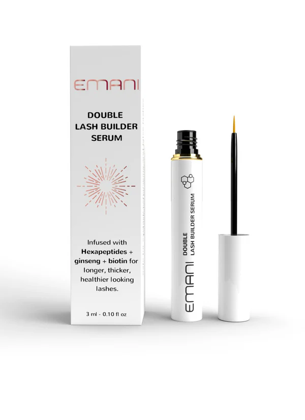 EMANI blakstienų serumas "Double Lash Builder Serum", 3 ml