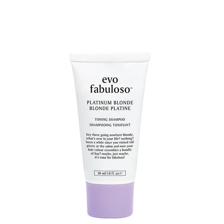 EVO Fabuloso toning shampoo "Platinum Blonde", 30 ml
