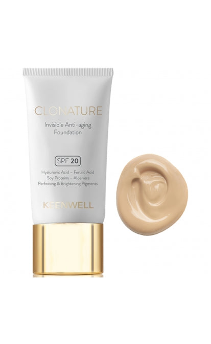 KEENWELL foundation "Clonature" with SPF 20, 30 ml