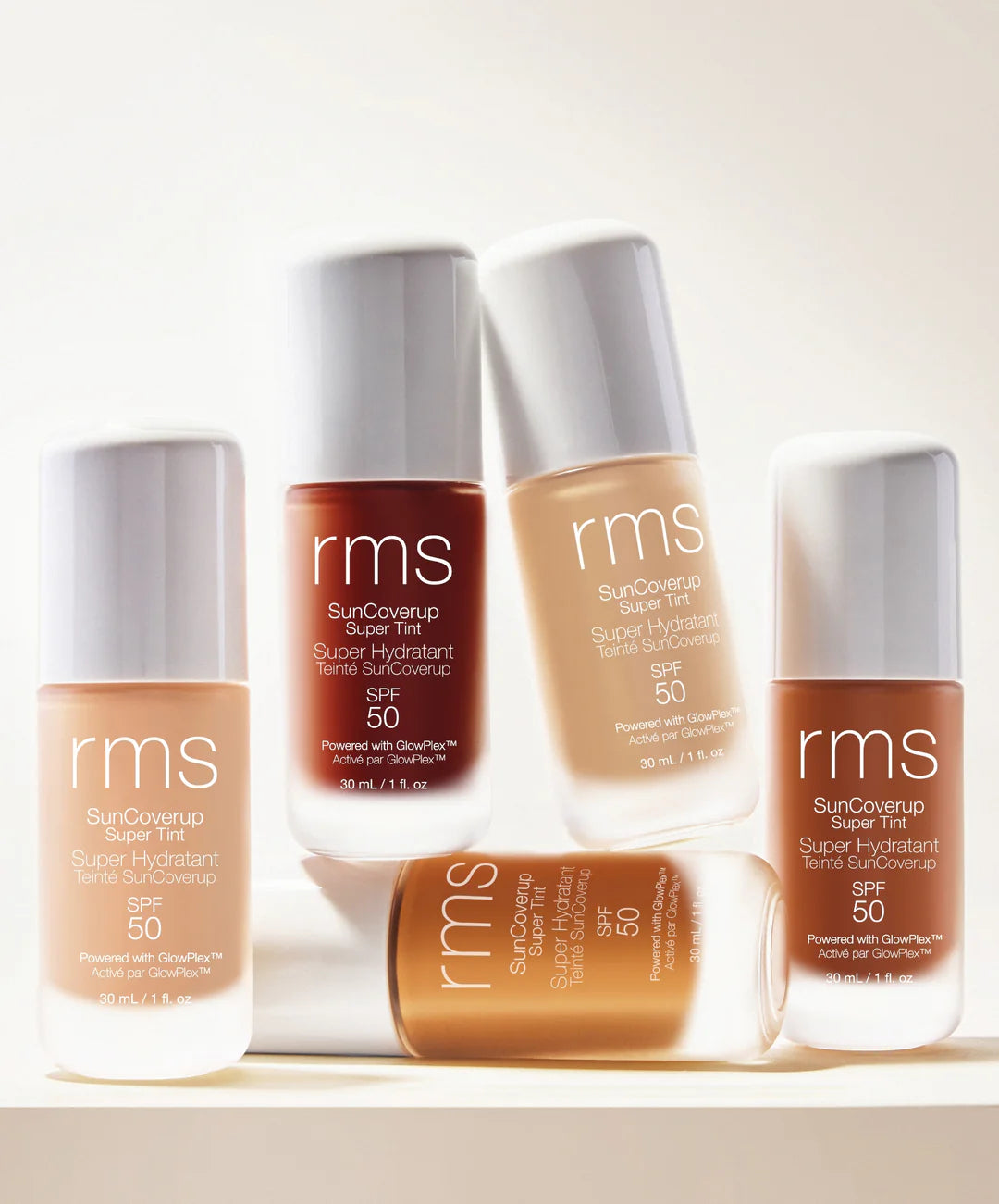 RMS skystas makiažo pagrindas "SunCoverup Super Tint SPF 50", 30 ml