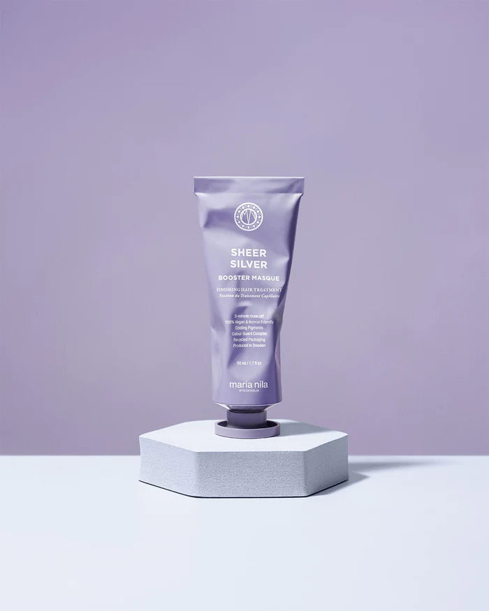 MARIA NILA šviesiaplaukėms skirta greito poveikio kaukė – "Sheer Silver Booster Masque", 50 ml