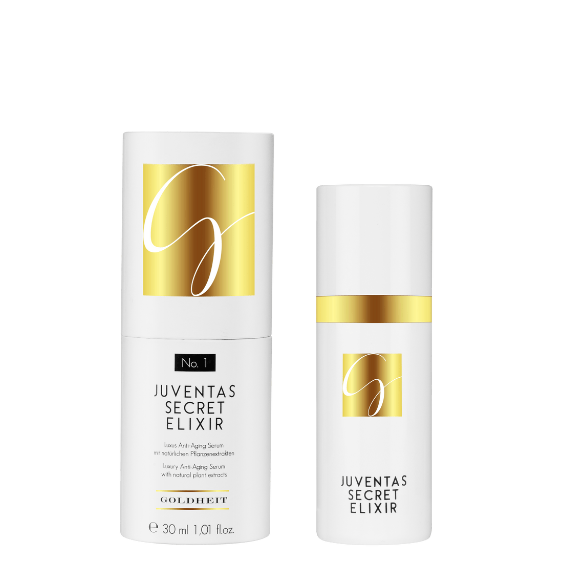 GOLDHEIT serum with peptides and hyaluronic acid "Juventas Secret Elixir", 30 ml