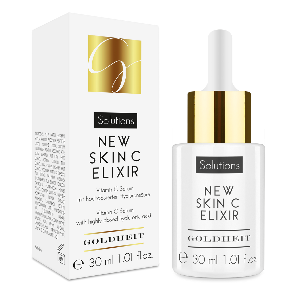 GOLDHEIT brightening serum with vitamin C "New Skin C Elixir", 30 ml