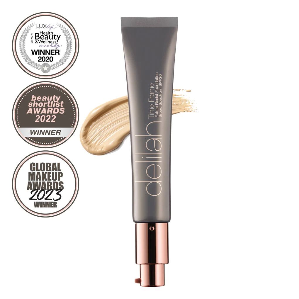 DELILAH makiažo pagrindas „Time Frame Future Resist“ SPF 20, 38 ml
