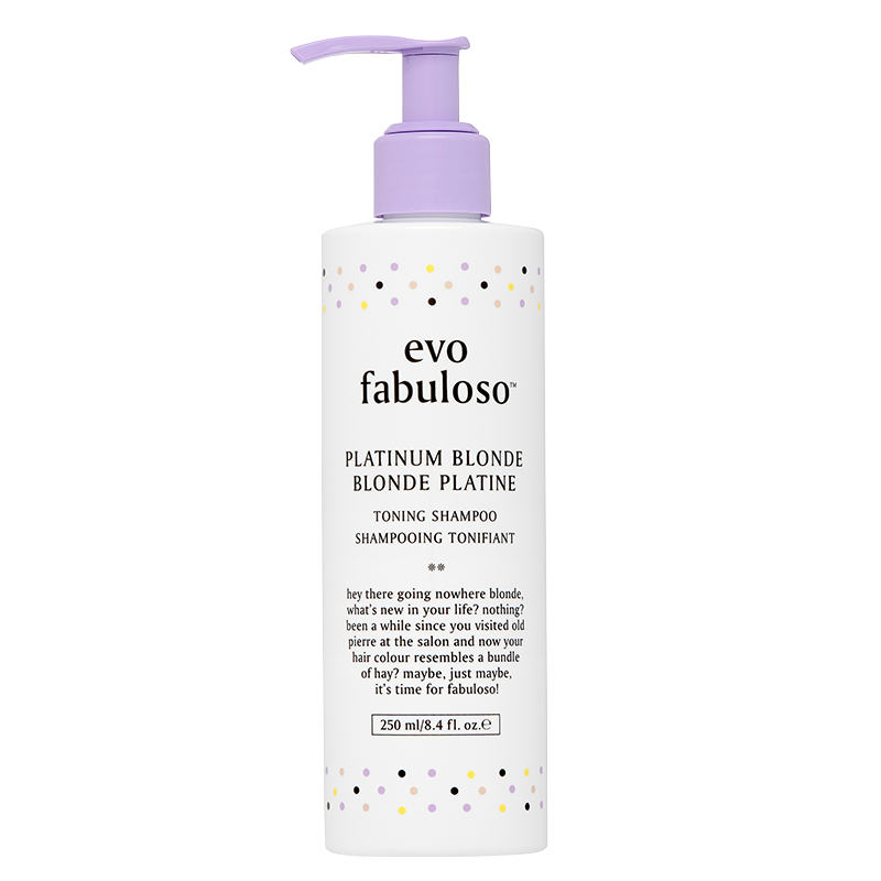 EVO Fabuloso toning shampoo "Platinum Blonde", 250 ml