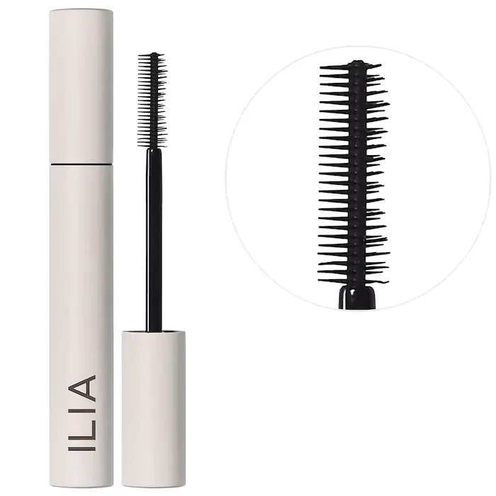 ILIA didelis juodas blakstienų tušas "Limitless Lash Mascara (After Midnight)", 8 g