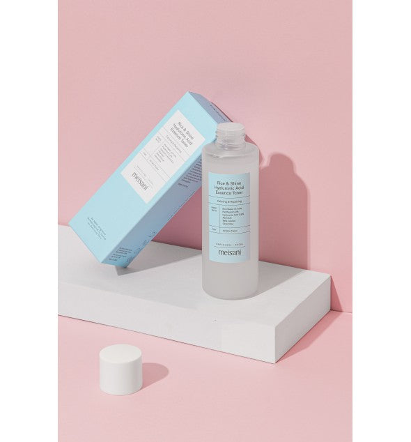 MEISANI moisturizing facial tonic with hyaluron "Rice & Shine", 150 ml