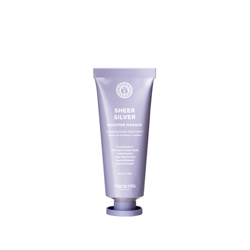 MARIA NILA šviesiaplaukėms skirta greito poveikio kaukė – "Sheer Silver Booster Masque", 50 ml