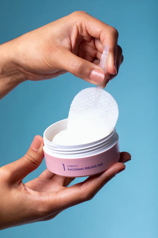 SOROCI Fucoidan Exfoliating and Soothing Discs Set, 70 pcs. (160 ml)