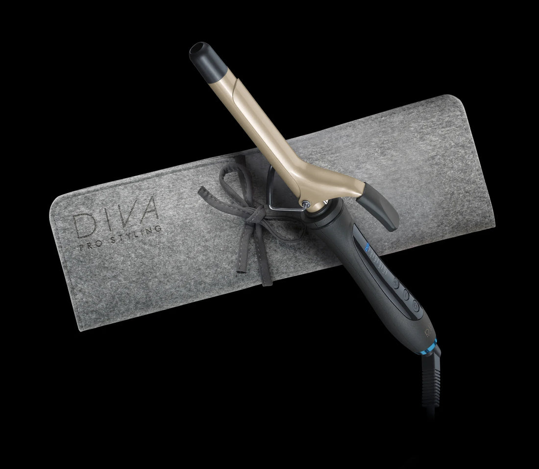 DIVA PRO STYLING plaukų garbanojimo žnyplės "Digital Tongs"