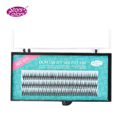 Glue-on eyelashes with bundles XEC-011