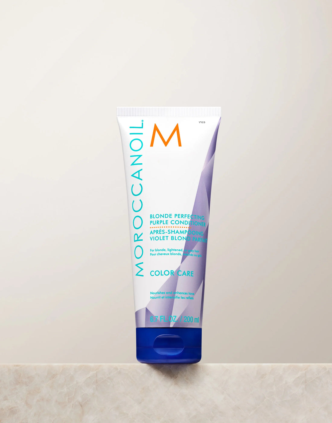 MOROCCANOIL šviesius plaukus saugantis violetinis kondicionierius „Blonde Perfecting Purple Conditioner“, 200 ml