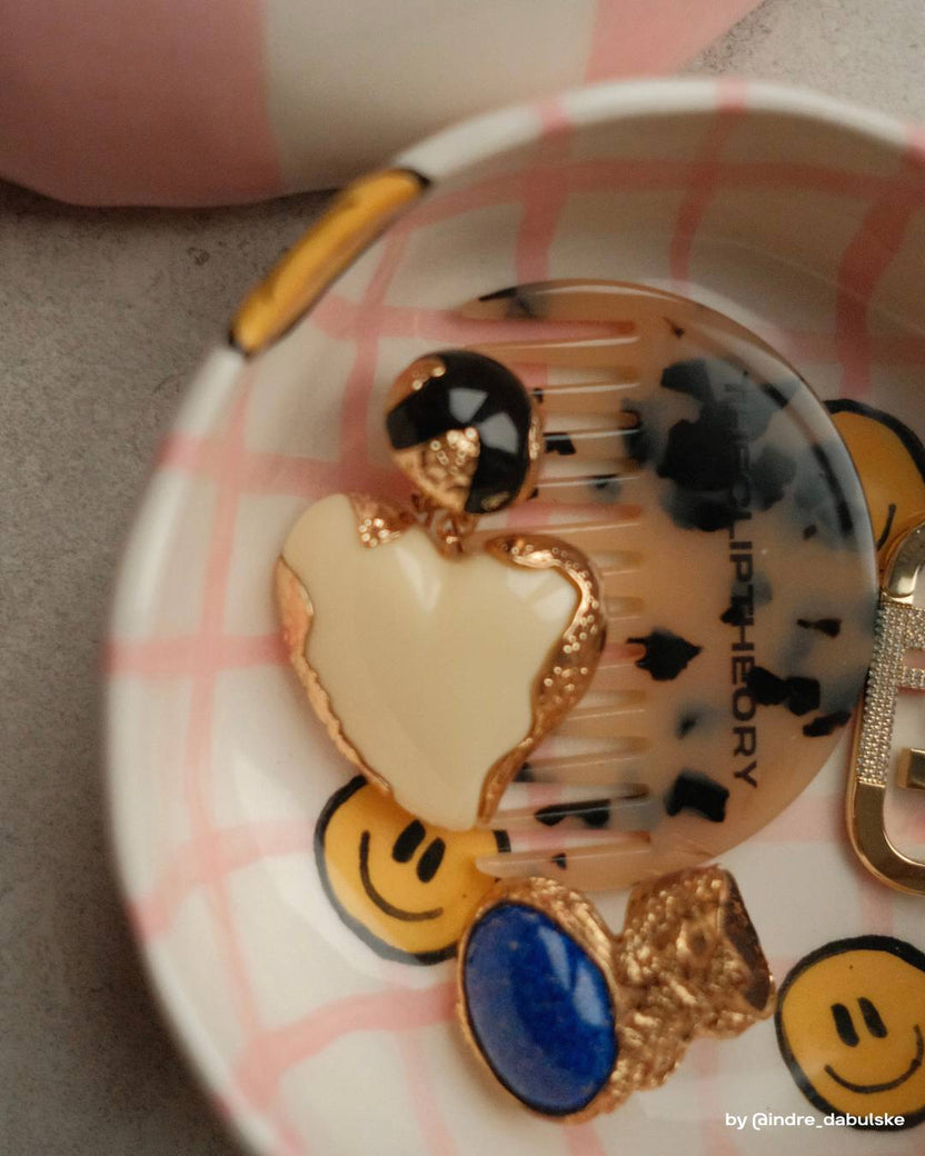 The CLIP THEORY šukos "Muse Flat Comb"