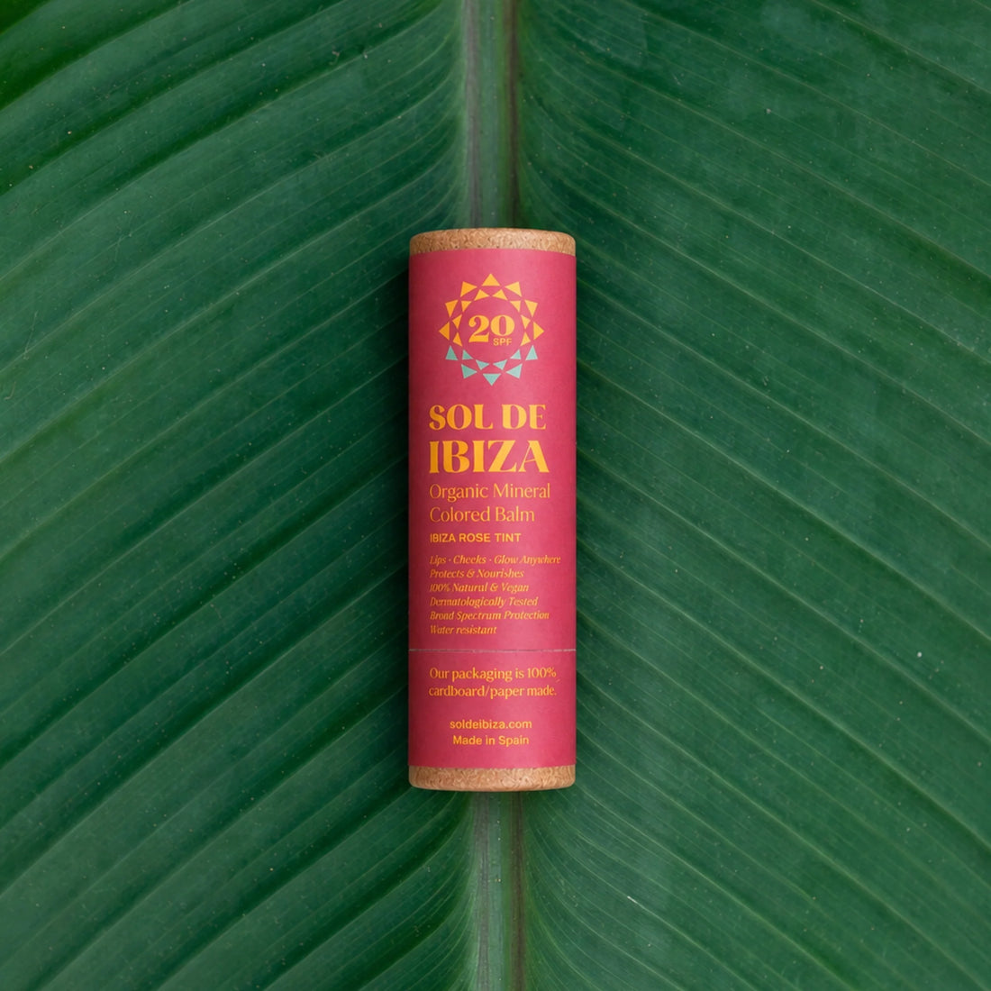 SOL DE IBIZA apsauginis lūpų balzamas su spalva ir SPF 20, 7 g