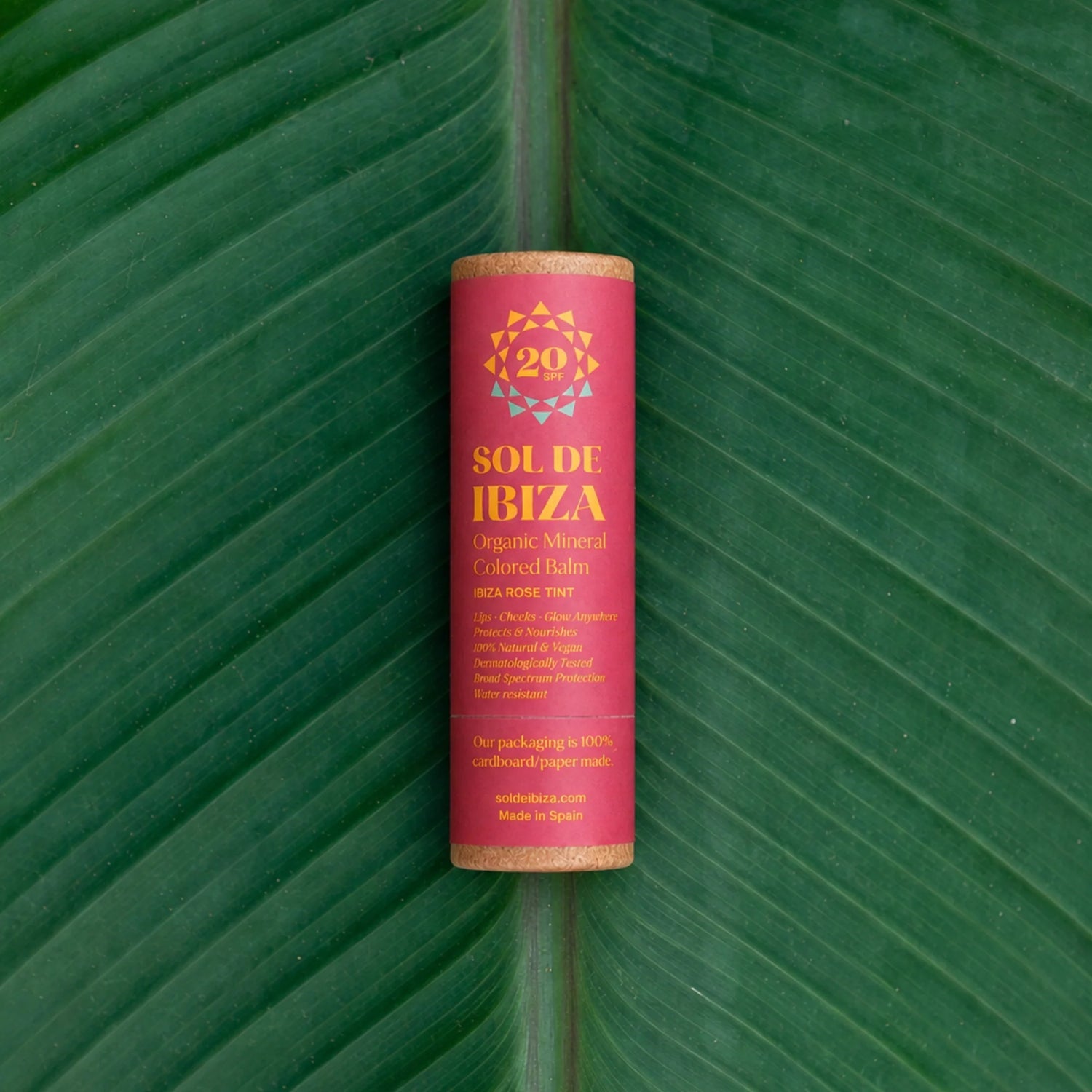 SOL DE IBIZA apsauginis lūpų balzamas su spalva ir SPF 20, 7 g