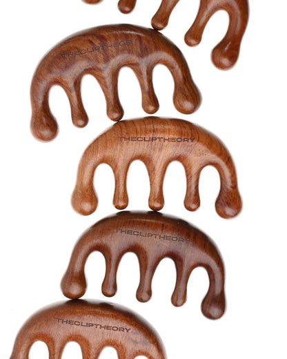 The CLIP THEORY galvos masažuoklis - šukos "Scalp Massager Comb"