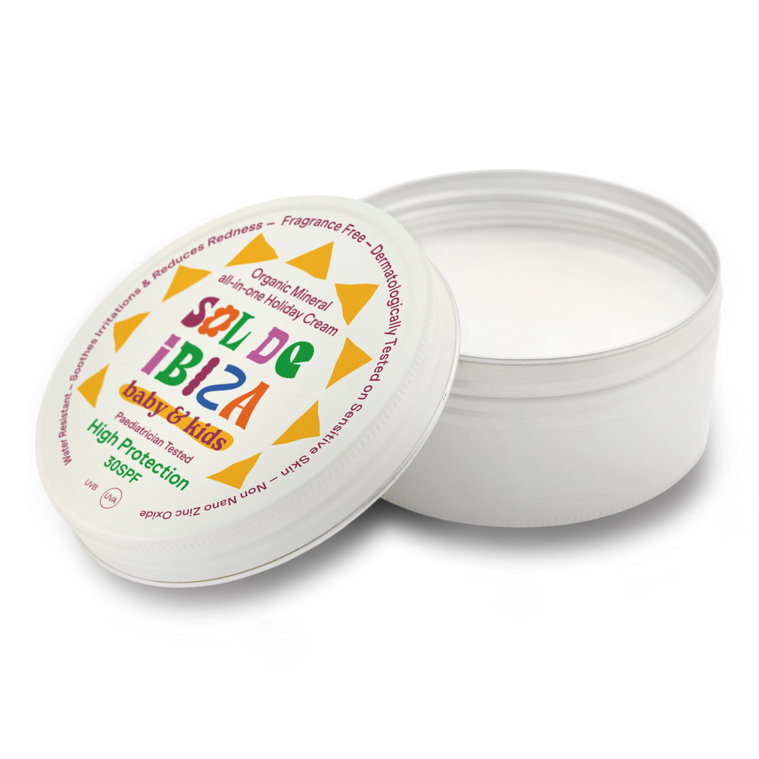 SOL DE IBIZA face and body sun protection cream for children BABY&KIDS SPF 30, 100 g