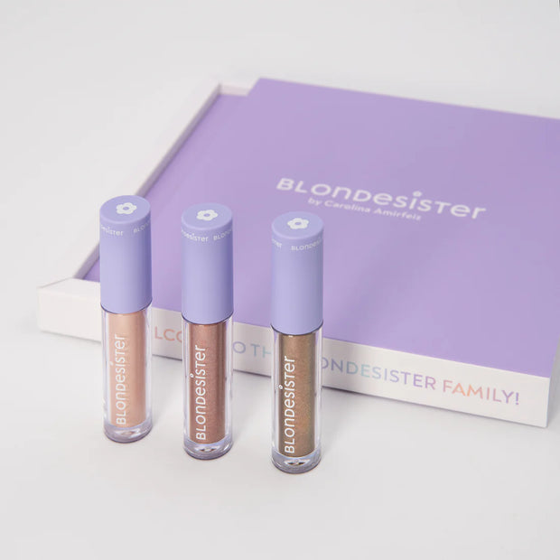 BLONDESISTER skystų šešėlių rinkinys "Mini box" 3x2,5 ml
