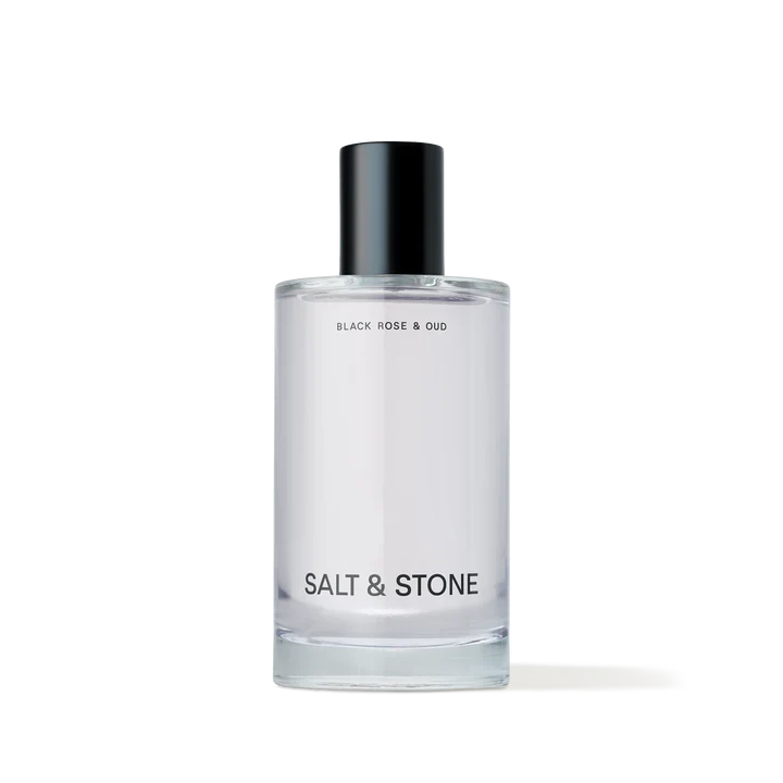 SALT & STONE kūno dulksna „Black Rose & Oud”, 100 ml