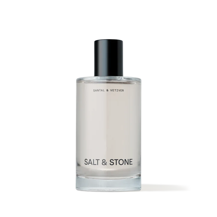 SALT & STONE kūno dulksna „Santal & Vetiver”, 100 ml