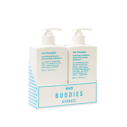 EVO "Buddies Hydrate" Hydrating Hair Duo, 2x500 ml