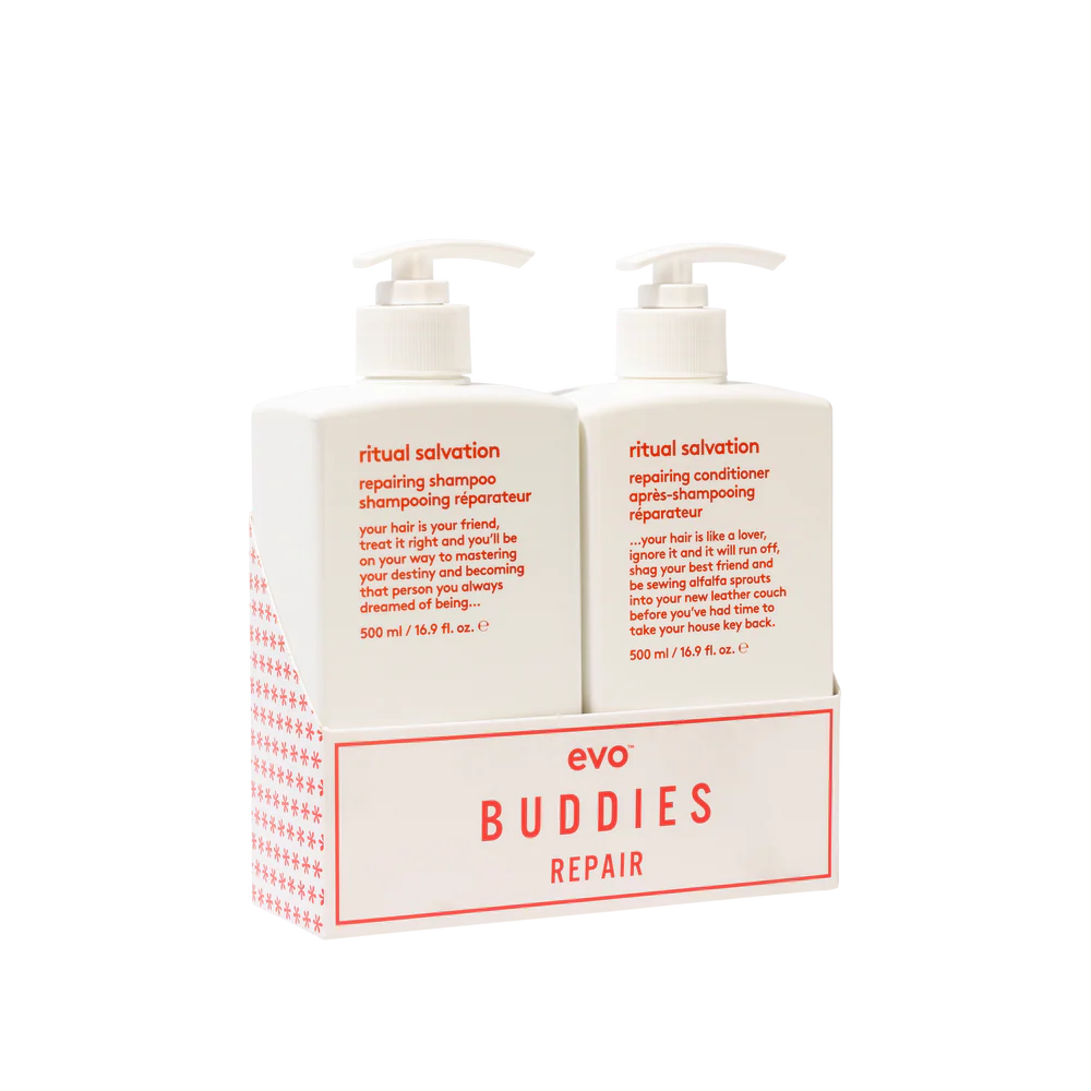 EVO plaukus puoselėjantis rinkinys "Buddies Repair", 2x500 ml